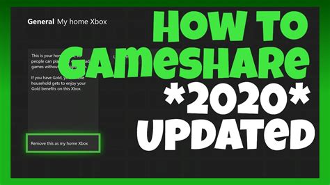 how to gameshare xbox|More.